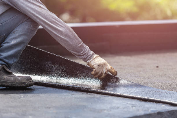 Professional Crawl Space Encapsulation technician working in Lockport, NY